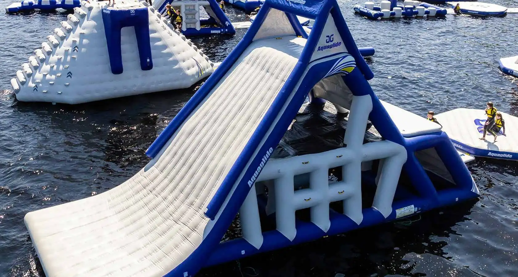 1. Everest, Feel the nerves as you make it to the top of Everest, the biggest slide in Ireland then slide at high speed into the beautiful Lough Derg waters below. West Lake Aqua Park