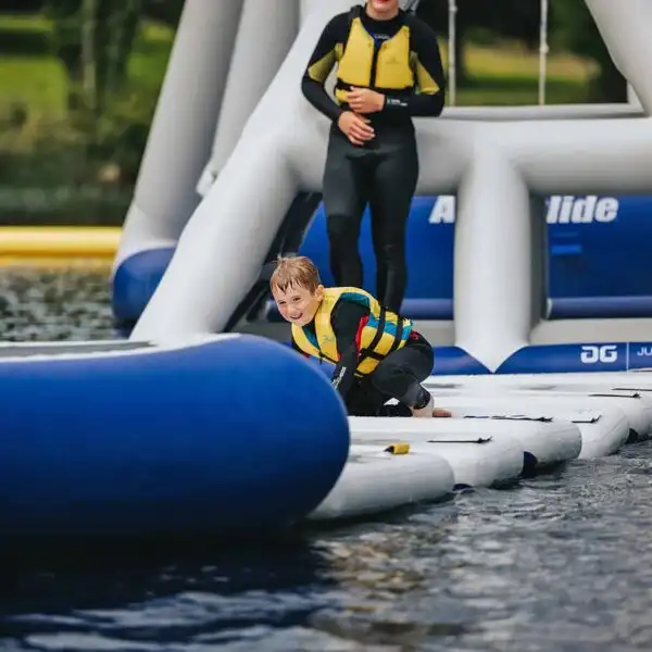 18. Walk on Water, Move quickly or risk sinking right where you stand. Dash across while your friends laugh at your best efforts. West Lake Aqua Park