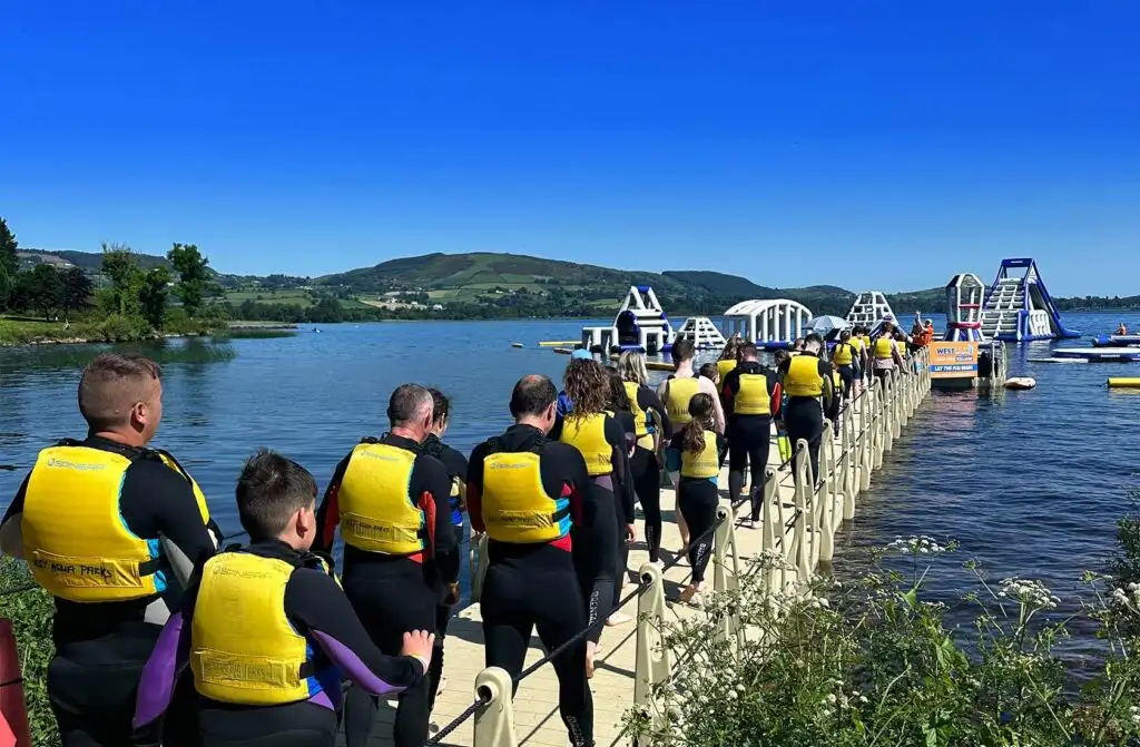 West Lake Aqua Park Killaloe, Let the fun begin