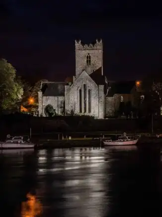 St Flannan's Killaloe from across the River Shannon